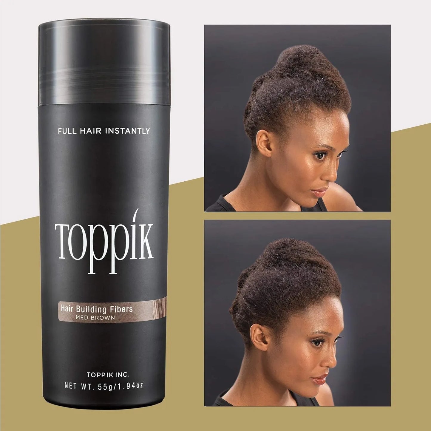 TOPPIK: FIBRAS CAPILARES🤩 MÁS CABELLO EN 1 MINUTO✅